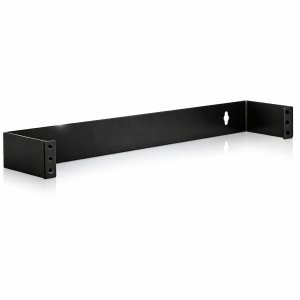 Hinged Wall Mount Bracket with Tinnerman Clips – 1U – 4″ Deep