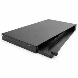 19" Fiber Enclosure - Rack Mount with Swing Out Panel - 2 Panel - 1U