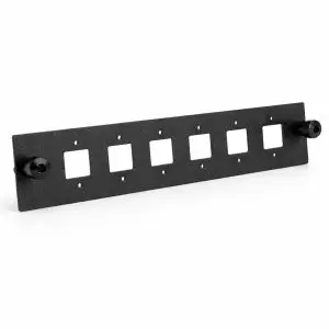 SC Fiber Adapter Panel - 6 Position - 6 Fiber - Unloaded LGX Style