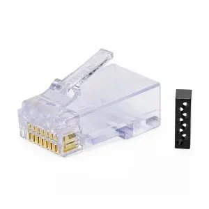 Modular Plug - RJ45 - 8P/8C - Round Cable - Solid/Stranded - Loadbar - Cat6