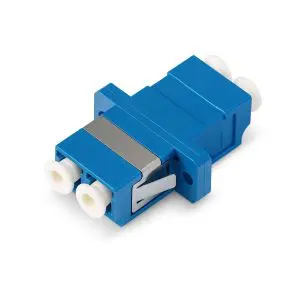 LC to LC - Fiber Feedthru Connector - Singlemode or Multimode - Duplex
