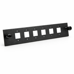 MTRJ Fiber Adapter Panel - 6 Position - Unloaded LGX Style