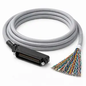 25 Pair Telco Riser Cable - 90° Female to Blunt - CMR - Cat3