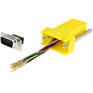 Modular Adapter- DB9 Male – RJ45 Adapter – 8P/8C/USOC