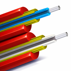 Bulk Fiber MM/Dx, OM2, 50/125, 3mm, OFNR, RED