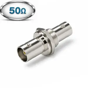BNC Coupler - Female/Female - Chassis Mount - 50 Ohm