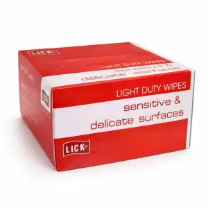 Fiber Tool - LICK Light Duty Wipes- 4in x 7in-280 sheets/box