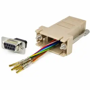 Modular Adapter- DB9 Female - RJ45 Adapter - 8P/8C/USOC