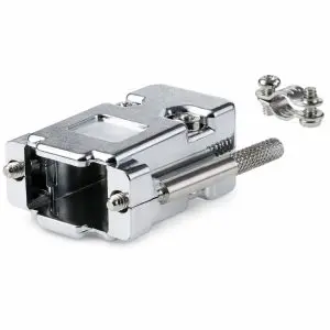 DB9 - Metal Hood - With Cable Clamp