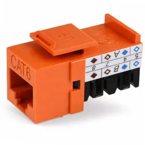 Cat6 Keystone Jack - RJ45/110 90° - 8P/8C - 568A-B