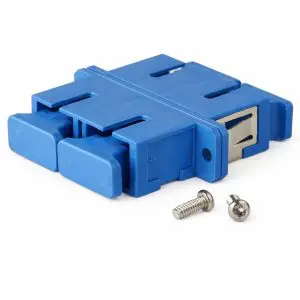 SC to SC - Fiber Feedthru Connector - Singlemode or Multimode - Duplex