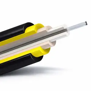 Bulk Fiber SM/Sx, OS1, 2.9mm, Mil-Tac LBD, BLK