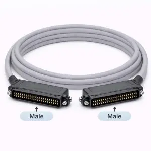 64 Pin Telco DS1/T1 Cable - 90° Male to 90° Male - CMR - Cat3