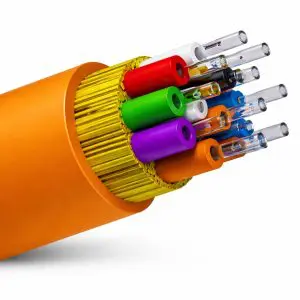 Bulk Fiber MM/12str, OM1, OFNR, DIB, InDoor, ORG