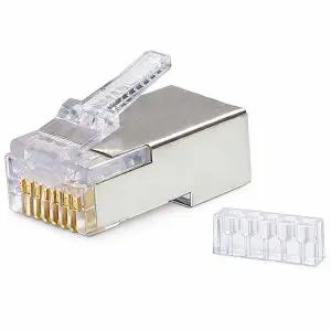Modular Plug - RJ45 - 8P/8C - Cat5e - Round - Shielded Stranded Wire - Loadbar - Cat5e