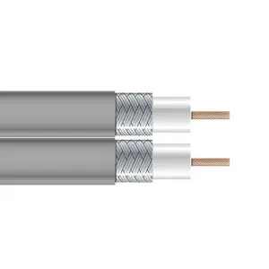 Coax - Dual 735 - 75-Ohm - CMR - 26AWG - Solid SPC Foil +92% TCB - UL