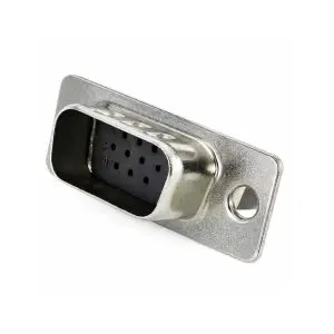 DB15- HD Connector Block - Crimp Style - Male