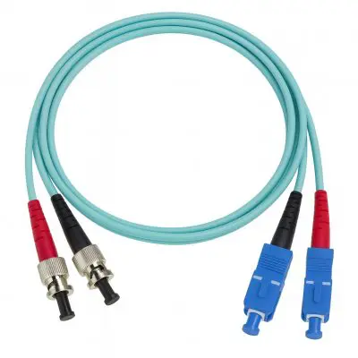 OM3 (SC - ST) Multi-Mode Duplex Fiber Cable