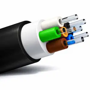 Bulk Fiber MM/006str, OM2, 50/125, Fig8 Aerial, LT/Gel, BLK