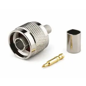 N Connector - RG8X/LMR240/B7808A - Male Crimp Straight