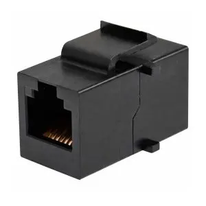 Cat3 Keystone F-Thru - RJ12/RJ12 - Straight - 6P/6C