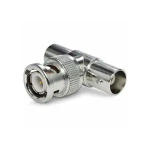 BNC T-Adapter - Female/Male/Female - Coax Connector