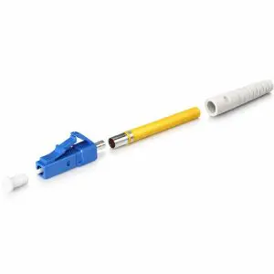 LC SingleMode Simplex Fiber Connector - 3mm - Ferrule ID 125.5um - Ceramic - Blue