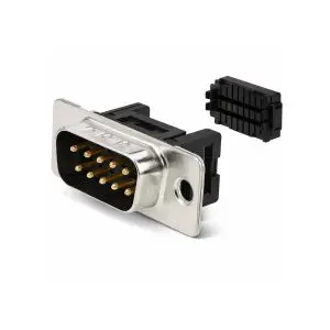 DB9 Block – IDC Flat Cable Crimp – Male
