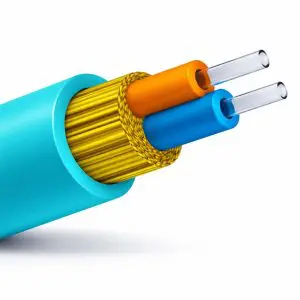 Bulk Fiber MM/002str, OM3, 50/125, OFNR, I/O, BX, AQUA