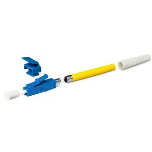 LC SingleMode Duplex Fiber Connector - 1.6mm-2mm - Ceramic - Blue