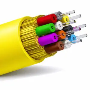 Bulk Fiber SM/012str, OS2, 9/125, OFNP, I/O, DIST, YEL