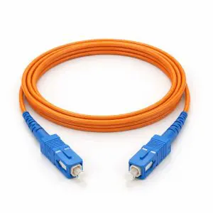 OM1 (SC - SC) Multi-Mode Simplex Fiber Cable - 3mm Orange Jacket