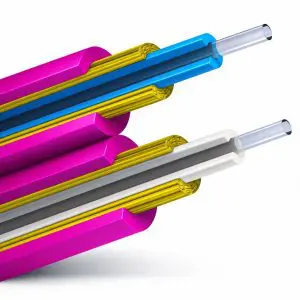 Bulk Fiber MM/Dx, OM1, 62.5/125, 2mm, OFNR, PINK