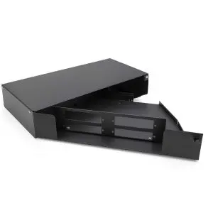 19" Fiber Enclosure - Rack Mount with Swing Out Panel - 4 Panel - 2U