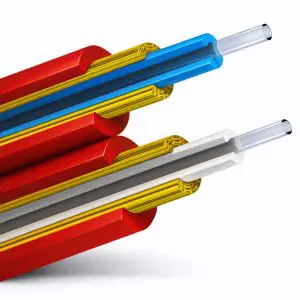 Bulk Fiber MM/Dx, OM1, 62.5/125, 3mm, OFNR, RED