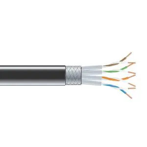 Cat5e Bulk Cable,Boxes,CMX,DB,DRY,SOLID,F/UTP,350MHz,BLK