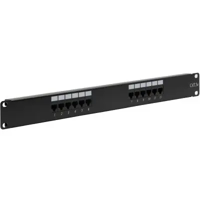 Cat5e 12 Port Patch Panel 1U