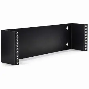 Hinged Wall Mount Bracket with Pemnuts - 4U - 4" Deep