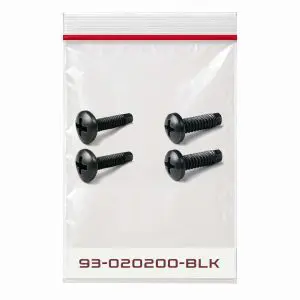 Pan Head 12-24 and 10-32 x 5/8" Black Screw Hardware Kit - Qty 2 ea