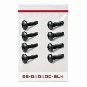 Pan Head 12-24 and 10-32 x 5/8" Black Screw Hardware Kit - Qty 4 ea