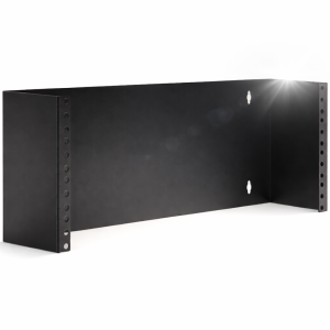 Hinged Wall Mount Bracket with Tinnerman Clips – 4U – 4″ Deep