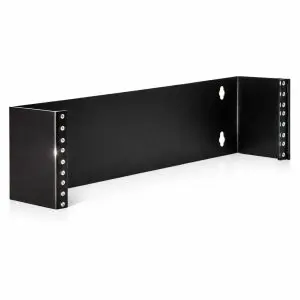 Hinged Wall Mount Bracket with Pemnuts - 3U - 4" Deep
