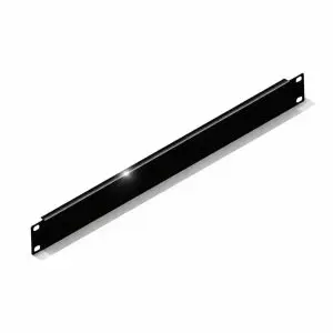 19" Blank Steel Filler Panel - 1U