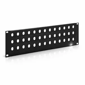 BNC 48 Port Feedthru Panel 3U Unloaded