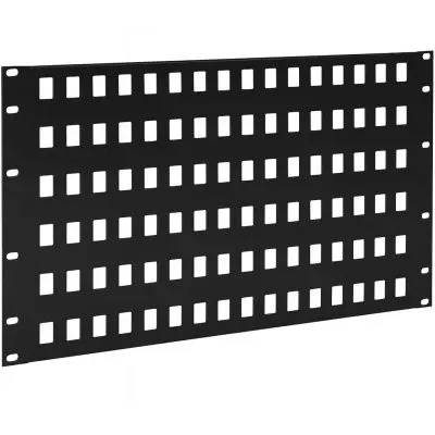 Keystone - 96 Port - Feedthru Panel - 6U - Unloaded