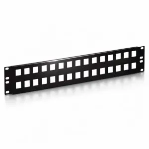 Keystone - 32 Port Feedthru Panel - 2U - Unloaded