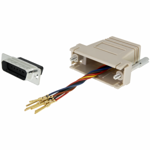 Modular Adapter- DB15 Male – RJ45 Adapter – 8P/8C/USOC