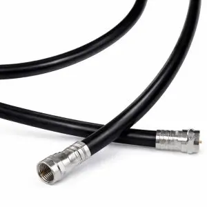 Coax Cable - F Connector - F Male to F Male - 75 Ohm - RG6U
