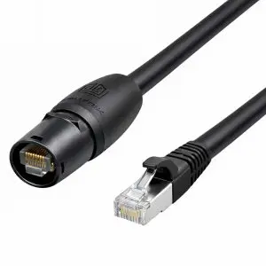 Neutrik TOP XL - etherCON to RJ45 Cable