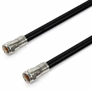 Coax Cable - F Connector - F Male to F Male - 75 Ohm - RG6U